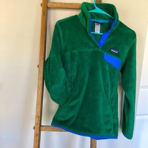 Emerald green Patagonia fleece